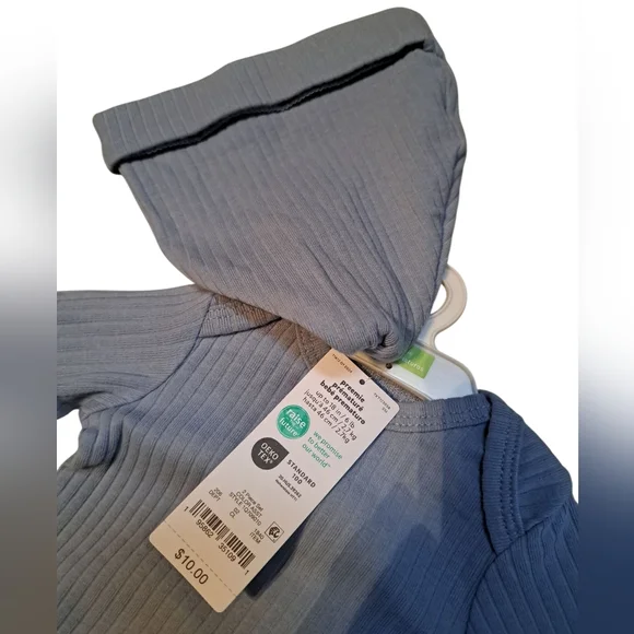 Carter's Premie Sleep Sack And Hat - Blue - Picture 2 of 2